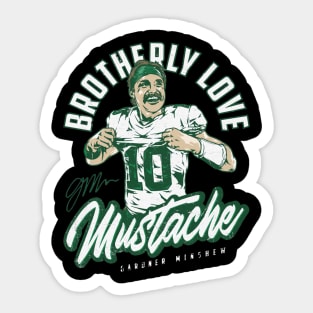 Gardner Minshew Philadelphia Moustache Sticker